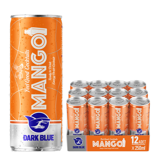Dark Blue Mango Enerji İçeceği, 250 ml (12'li Paket, 12 adet x 250 ml)