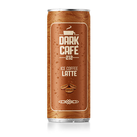 Dark Café 212, Soğuk Kahve, Latte, 250 ml (12'li Paket, 12 adet x 250 ml)