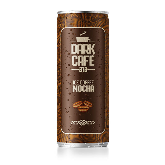 Dark Café 212, Soğuk Kahve, Mocha, 250 ml (12'li Paket, 12 adet x 250 ml)