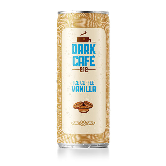 Dark Café 212, Soğuk Kahve, Vanilla, 250 ml (12'li Paket, 12 adet x 250 ml)